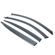 DURAFORCE NEW Window Visor Smoke Tinted Acrylic Rain Guard For Infiniti Q50 2014-2020