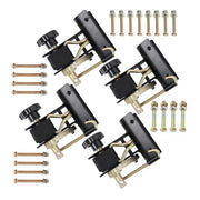 DURAFORCE (4 Pack) 1.5in x 7.5ft Ladder Rack Ratchet Tie-Down Straps 2 Inch Round Tube