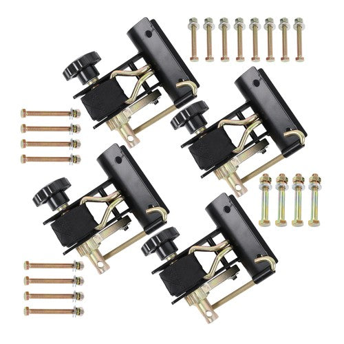 DURAFORCE (4 Pack) 1.5in x 7.5ft Ladder Rack Ratchet Tie-Down Straps 2 Inch Round Tube
