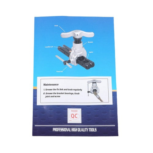DURAFORCE Eccentric Flaring Tools Set & 45° Tube Cutter Kit for 7 Dies Sizes 3/16"-3/4"