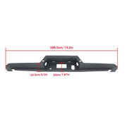 DURAFORCE Rear Bumper Top Step Pad With Trailer Holes Plastic For Ford F150 2021 2022 2023
