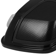 DURAFORCE 4" Stretched Extended Hard Saddlebags 5x7" Speaker Lid For Harley Touring 14+