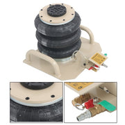 DURAFORCE Air Jack 3 Ton/6600lbs Pneumatic Triple Bag Air Jack w/ Side Handles & Six Steel