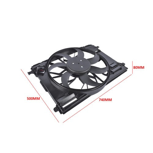 DURAFORCE ENGINE COOLING RADIATOR FAN for Mercedes-Benz CLA250 GLA250 GLB250 A220 GLB35AMG