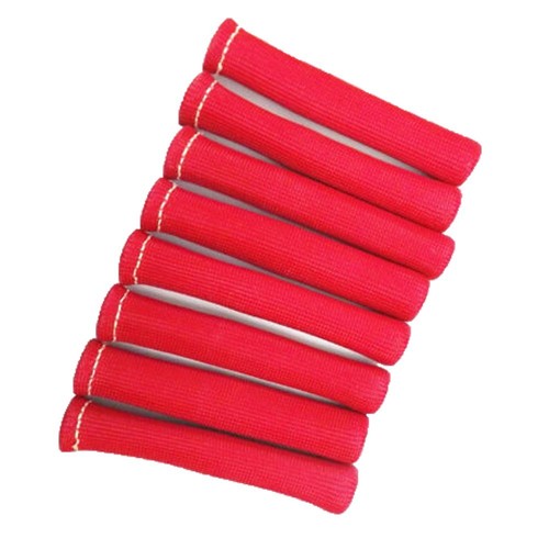 DURAFORCE Red 1200° Spark Plug Wire Boots Heat Shield Protector Sleeve 350 454 Sbc BBC
