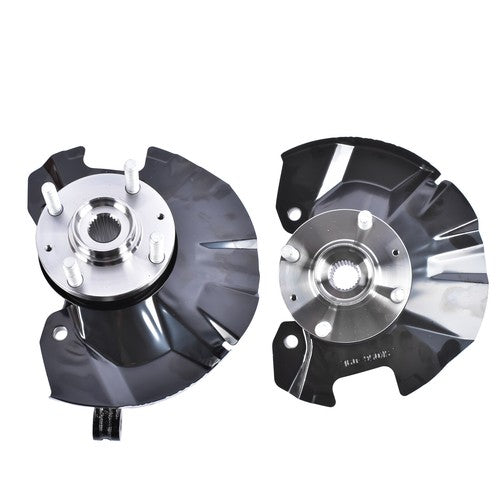DURAFORCE Front LH+RH Steering Knuckle Assembly for Kia Rio Rio5 Hyundai Accent 2006-2011