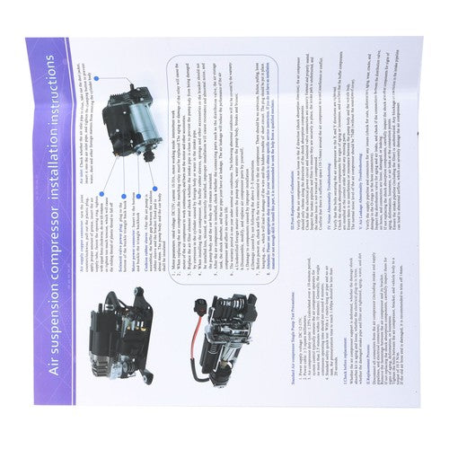DURAFORCE For Bentley Continental 03-12 3D0616005H NEW Air Suspension Compressor Assembly