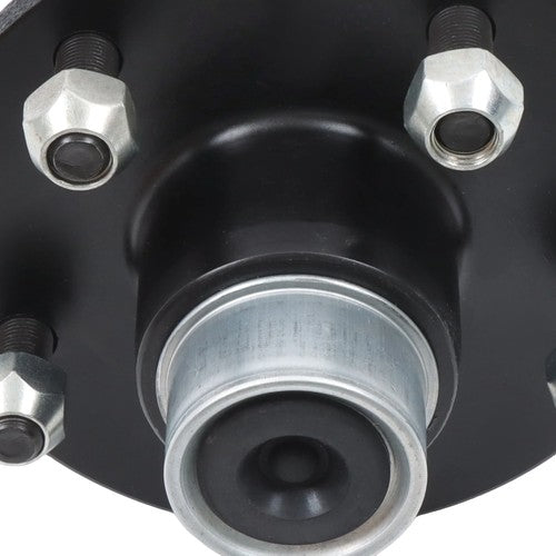 DURAFORCE [2-Pack] New Pre-assembled For 5-Lug-4.5" Trailer Hub Kit and Round #84 Spindle