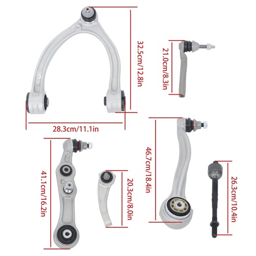 DURAFORCE 12PCS Front Supension Control Arm Kits For Mercedes Benz C350e 16-18 2053306001