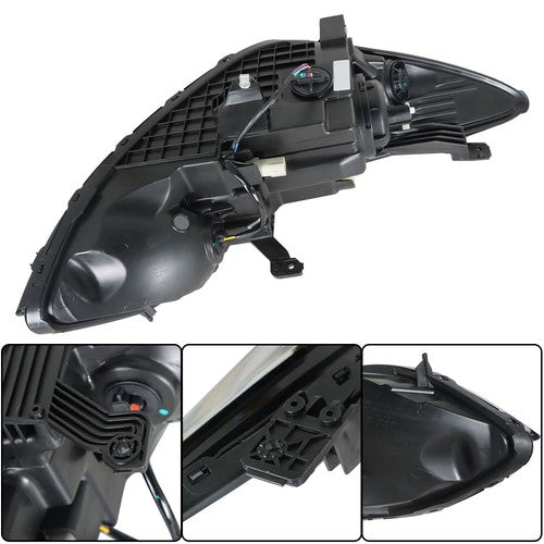 DURAFORCE Front Headlight Assembly For Chevy Cruze 2016-18 LH Single Clear Lens w/ LED DRL