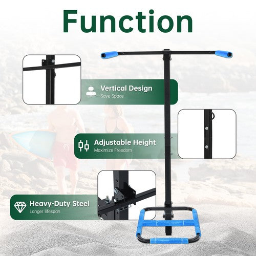 DURAFORCE RV Hitch Mount Kayak Rack Standing Kayak Carrier W/ 2'' Receiver Hitch Mount
