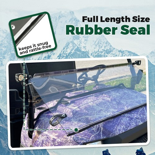 DURAFORCE For Polaris Ranger 500 4x4 Ranger Crew 700/ XP 700 Front Windshield Clear