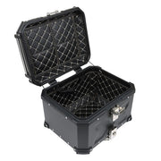DURAFORCE Motorcycle 36L Side Case Hard Saddlebag Aluminum & 45L Top Case Tail Box Luggage