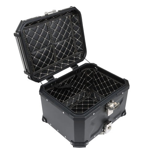 DURAFORCE Motorcycle 36L Side Case Hard Saddlebag Aluminum & 45L Top Case Tail Box Luggage