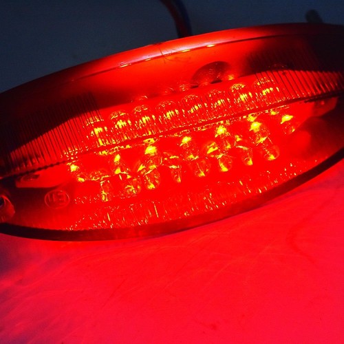 DURAFORCE 28 LED Motorcycle ATV 12V Red Dirt Bike Brake Stop Running Tail Light Universal