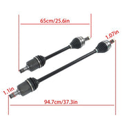 DURAFORCE 66-4218 Front LH & RH CV Axle Assembly For Honda Accord L4 2.4L 2003-2007 Auto