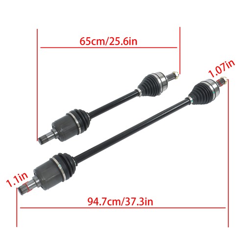 DURAFORCE 66-4218 Front LH & RH CV Axle Assembly For Honda Accord L4 2.4L 2003-2007 Auto