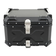 DURAFORCE 55L Motorcycle Top Case Tail Box Waterproof Luggage Scooter Trunk Storage Black