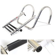 DURAFORCE 3 Steps Ladder Stainless Steel in-Board Telescoping For Marine Boat Yacht New