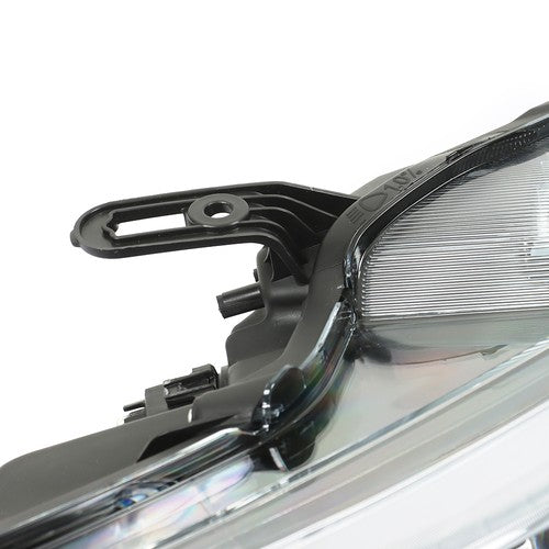 DURAFORCE Chrome Clear Front Headlight Right/RH Fit For Infiniti Q50 2014-2017 LED w/o AFS