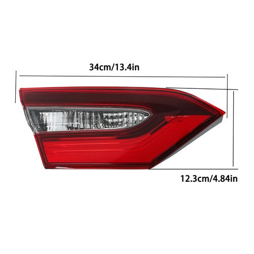 DURAFORCE Tail Light For Toyota Camry 2021-2023 Halogen Type Inner Driver/LH Clear & Red