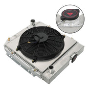 DURAFORCE For 1960-1965 Ford Falcon Ranchero V8 3 Row Radiator+Shroud+Electric Fan+Relay