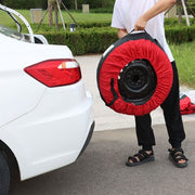 DURAFORCE For Red 420D And Black 600D Tyre Bags W/ Handheld Dust Cover New 4Pcs Tyre Cases