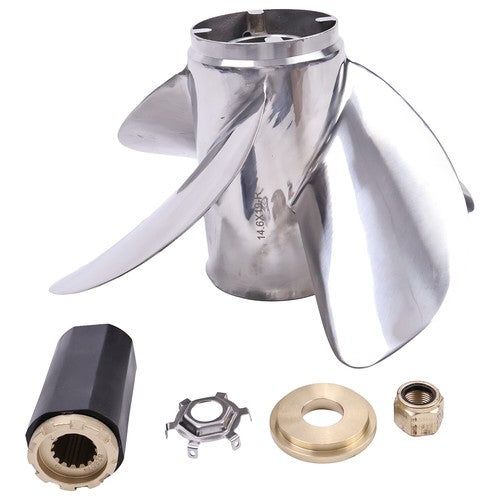 DURAFORCE Impeller 48-8M0151321 For Mercury Revolution 4 Propeller 19" Pitch Right Hand