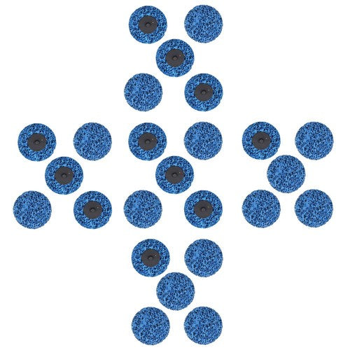 DURAFORCE 3 Inch Quick ChangeEasy Strip & Clean Discs For Paint Rust 25 Pack