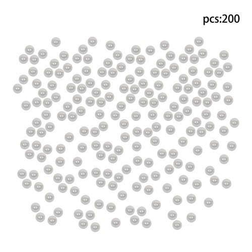 DURAFORCE 200pcs G25 Chrome Steel Balls 1/2" Precision Bearing Grade