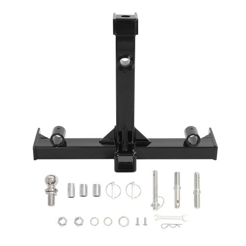 DURAFORCE Heavy-Duty 3 Point Hitch Adapter for Tractors 2" Receiver Trailer Drawbar Cat 1