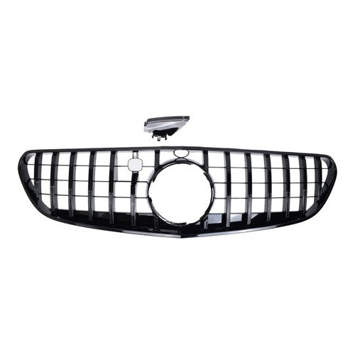 DURAFORCE For 2015-2017 Mercedes Benz W217 S500 S550 GT Front Bumper Grille Glossy Black