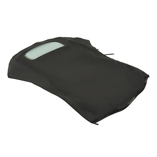DURAFORCE Black Convertible Soft Top Clear Heated Glass Window For Volkswagen Beetle 03-10