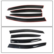 DURAFORCE Window Visors Deflector Guard Acrylic Visor Guard Fit For Subaru WRX STI 2015-19