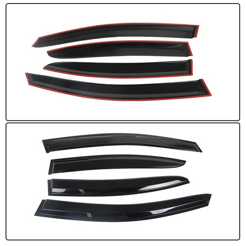 DURAFORCE Window Visors Deflector Guard Acrylic Visor Guard Fit For Subaru WRX STI 2015-19
