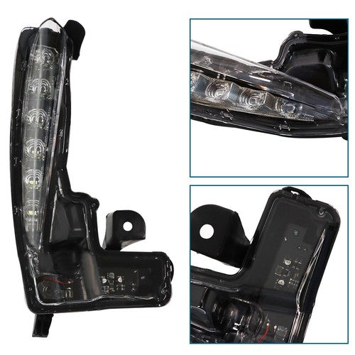 DURAFORCE For 17-19 Toyota Corolla Front Fog Light Assembly w/H11 Bulb Driver+Passenger
