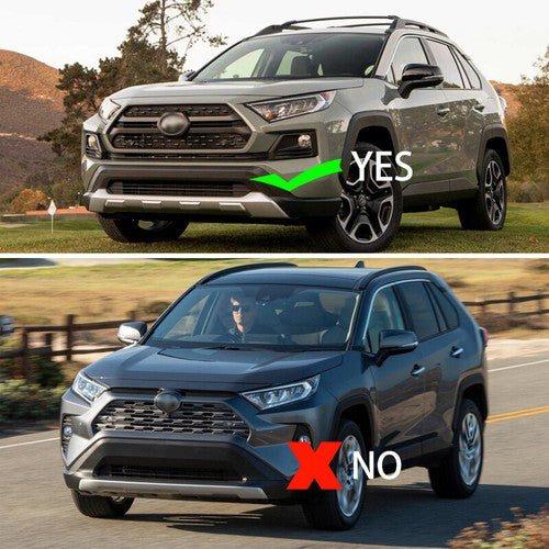 DURAFORCE For 2019-2024 2021 Toyota Rav4 Adventure Adv Bumper Fog Lights Lamp Pair w/Bulbs