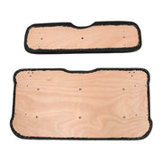 DURAFORCE Golf Black Front Seat Cushion Set For E-Z-GO RXV, Freedom RXV 2008-Up Models