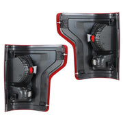 DURAFORCE Fit For Ford F-150 2015-2017 2pcs New Left+Right Red Rear Tail Brake Light Lamp