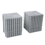 DURAFORCE 50PCS 12 x 12in Interlocking Drainage Floor Tiles Modular Interlocking Tile Gray
