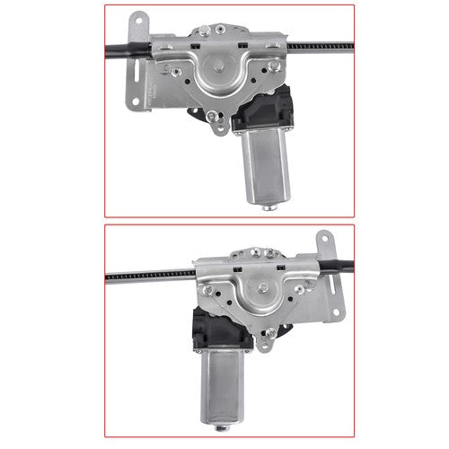 DURAFORCE Front Power Window Regulator Set For 1999-2011 Freightliner Argosy With Motor
