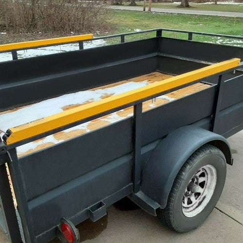 DURAFORCE Yellow 2 Sided Tailgate Utility Trailer Gate & Ramp Lift Assist System 350 lbs