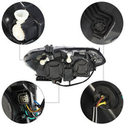 DURAFORCE Headlight Replacement Fit For Chevrolet Cruze 2016-2019 Sedan LH+RH Side Halogen