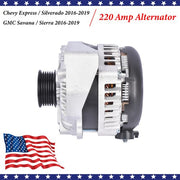 DURAFORCE Alternator for Chevrolet Express 2500 Express 3500 2016-2020 GMC Sierra 2500 HD