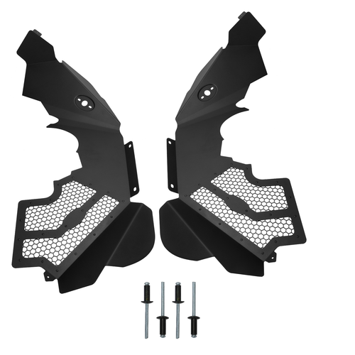Aluminum Front Inner Fender Liners for 2007-2018 Jeep Wrangler JK JKU