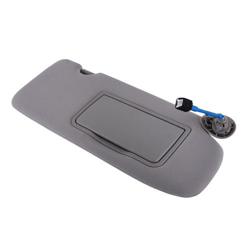 DURAFORCE Gray Plastic Passenger Side Sunvisor With Lights And Mirror For Honda CR-V 17-22