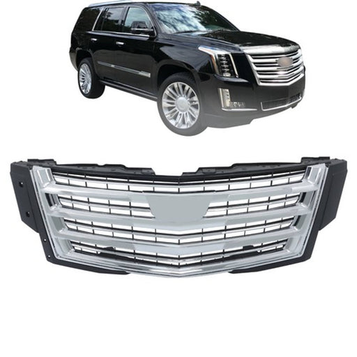 DURAFORCE Front Upper Grille Molding Chrome New For Cadillac Escalade 2015-2019 2020
