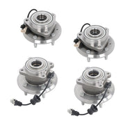 DURAFORCE Front + Rear Wheel Bearing Hubs Assembly Kit For Chevy Equinox Captiva Sport