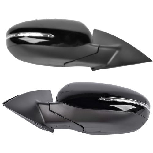 DURAFORCE 2Pcs Mirrors LH + RH Power Heated Signal Light for Kia Optima 2014-2015 2.0 2.4L