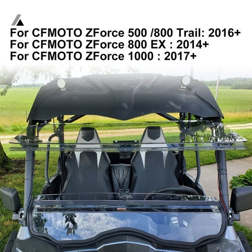 Front Flip Windshield Scratch Resistant for CFMOTO ZForce 800 500 1000 Model